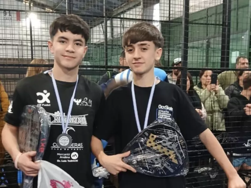 El joven deportista de Paraje Pavón Genaro Iori se consagró campeón provincial de pádel en Mar del Plata