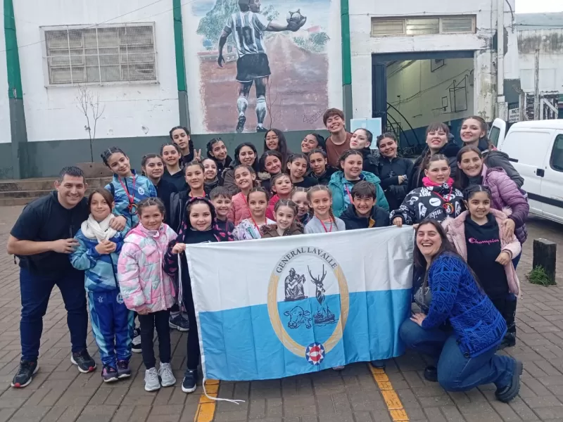 Alumnas de Patín de Paraje Pavón participaron de un encuentro en Villa Gesell
