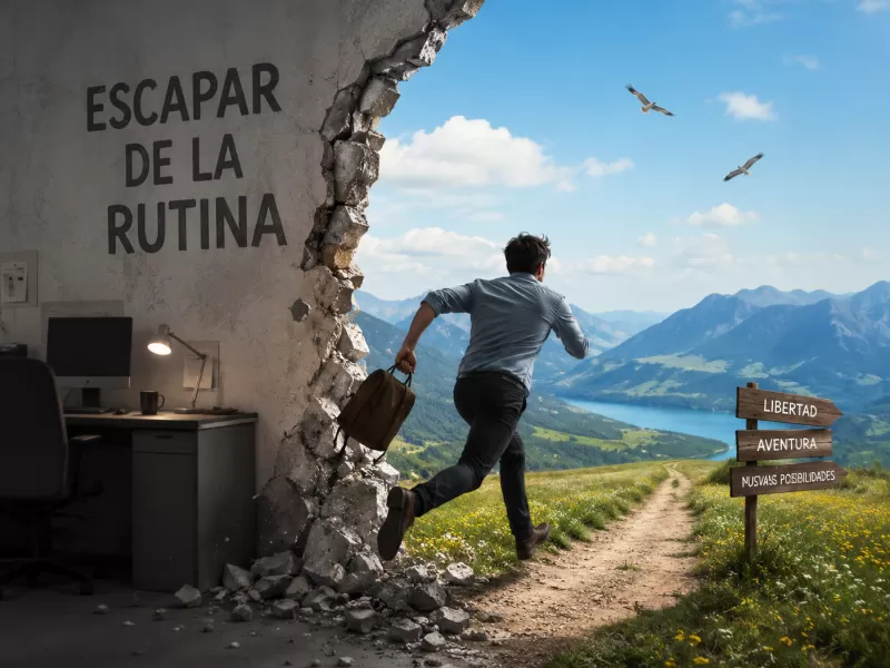 Soltar la rutina: el viaje como escape del sistema y reencuentro con uno mismo