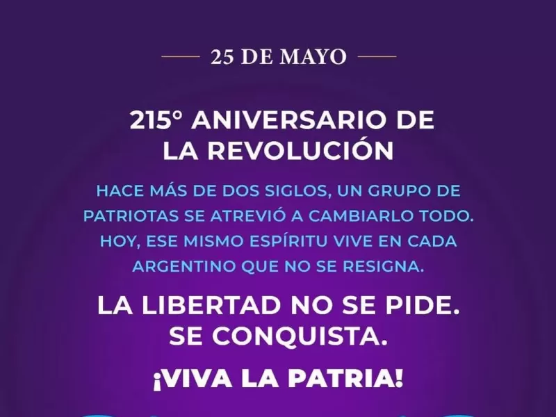 25 de Mayo, Salutación
