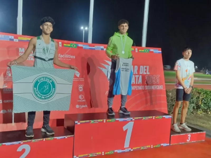 Wenceslao Martínez, doble campeón provincial en atletismo