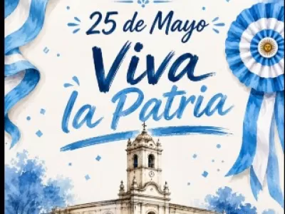 La municipalidad de General Lavalle saluda este 25 de mayo y festeja en Chacras