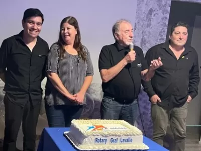 "Hito para Gral. Lavalle: Autoridades rotarias se re&uacute;nen con el Presidente de Rotary International"